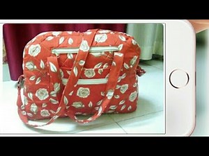 DIY : Ultimate, Weekend Travel Bag Tutorial By Anamika Mishra....