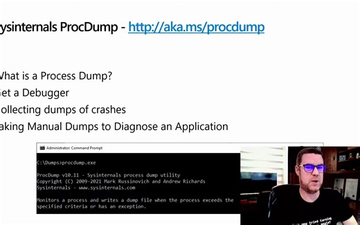 Sysinternals_ ProcDump深度解读（演示）_ 命令行，CPU，崩溃转储