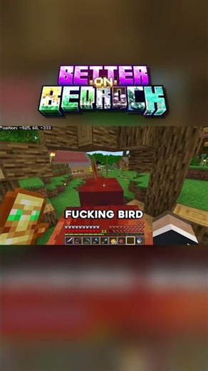 Better on Bedrock Fastest and Slowest Quetzacaw #minecraftbedrock #minecraftshorts