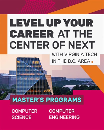 Don't wait. Apply now for a project-based Master of Engineering. | Virginia Tech