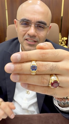 A flawless 5.83 Ct Royal Blue Sapphire paired with emerald-cut diamonds