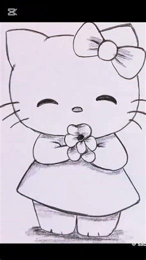 How to Draw Cute Hello Kitty 🐱🎨 | Easy Drawing & Coloring for Kids