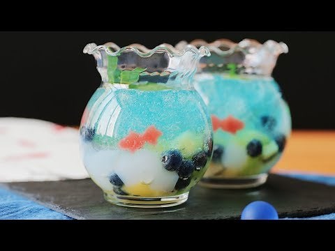 【夏の思い出🎐】金魚鉢ゼリー