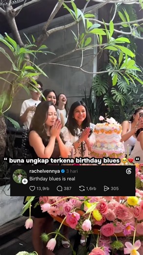 #CapCut nangis bgt seorang buna ternyata birthday blues jugak 🥹💔#rachelvennya #fuji #birthdayblues #lewatberanda