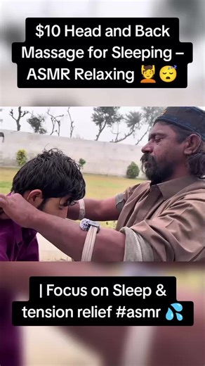 Relaxing Head and Back Massage for Better Sleep