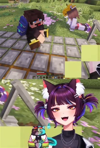 Guaxinim quebrou a Mii kkkkkkkkk #vtuber #miireis #dante #minecraft #foryoupage