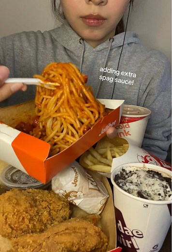 Jollibee ASMR Mukbang: Filipino Food Cravings & Chickenjoy