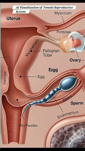 AI Visualization of the Female Reproductive System — Stunning 3D Anatomy | Gut Health Education