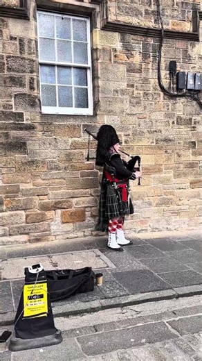 Scottish music on street #scotland #edinburgh #glasgow #viral #shorts