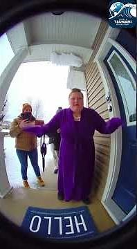 Snow Karma for HOA (Caught on Ring Camera)