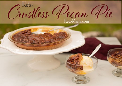 Crustless Pecan Pie - Maria Mind Body Health