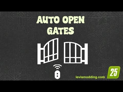 FS25 Auto Open Gates🔹1.0.0.5🔹by Levis🔹WITH DOWNLOAD LINK🔹