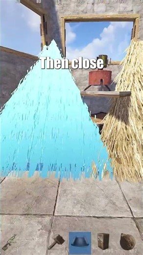 How to hide turret in rust ? #rustgame #rust