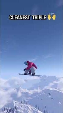 Shredders Gameplay 2025: Cleanest Triple #shredders #shreddersgame #backcountry #freeride