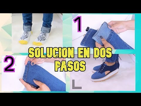 Como Arreglar tus pantalones si te queda Largo a manos | DIY Para Chicas de Estaturas Pequeñas