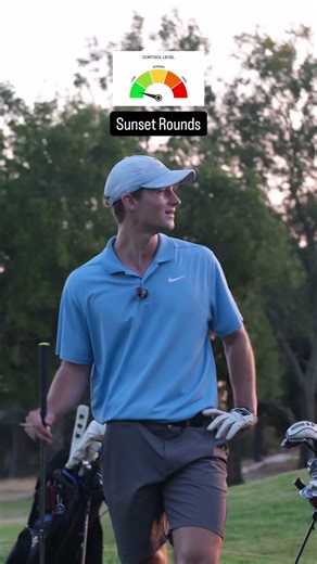 SunSet Rounds 😍 #golf #shorts