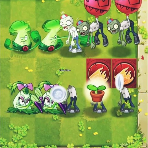 PvZ 2 - Bonk Choy Vs Pokra Vs Tutorial Zombies - Who Will Win? PvZ 2