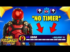 *NO TIMER* Fortnite XP MAP How to LEVEL UP FAST in CHAPTER 7 Season 1 (Earn XP)