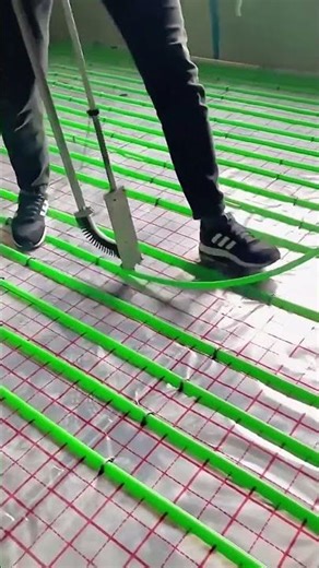Efficient Underfloor Heating Installation Process - Good tools and machinery make work easy