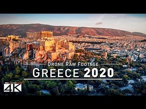 【4K】Drone RAW Footage | This is GREECE 2020 | Capital City Athens | UltraHD Stock Video