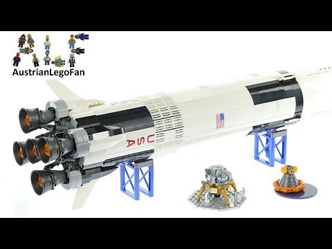Lego Ideas 21309 NASA Apollo Saturn V - Lego Speed Build Review
