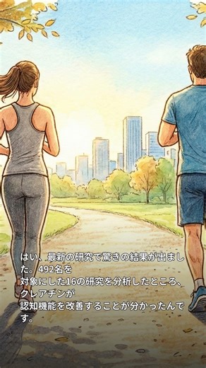 クレアチンに筋肉増強を超えた認知機能改善効果が判明 - 2026年サプリメン #Shorts
