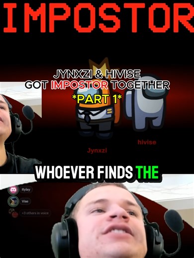 Jynxzi&Hivise got Impostor together part 1#fyp #jynxzi #jynxziclips #funny #hivise