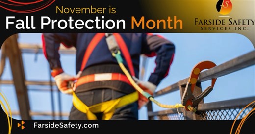 November is Falls Prevention Month in Canada A reminder that the most common workplace accidents are often the most preventable. Slips, trips, and falls account for thousands of injuries every year, yet small, consistent steps can make a big difference. Clear walkways, clean up spills right away, wear proper footwear, and ensure surfaces are well lit and free of hazards. For those working at heights, proper fall protection equipment and training are critical. As winter approaches, icy sidewalks 
