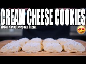 ANABOLIC CREAM CHEESE COOKIES | Easy Low Calorie High Protein Cookie Recipe
