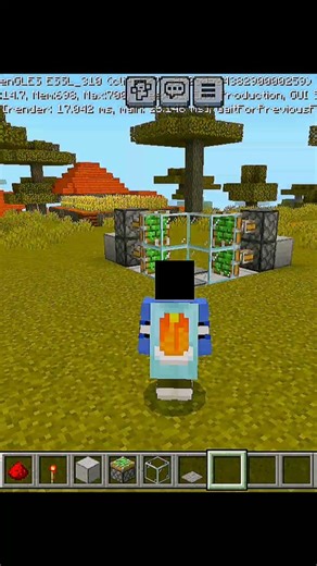 Minecraft Automatic Door 💀 (WORLD SMALLEST VIOLIN) #minecraft #ytshorts #shorts