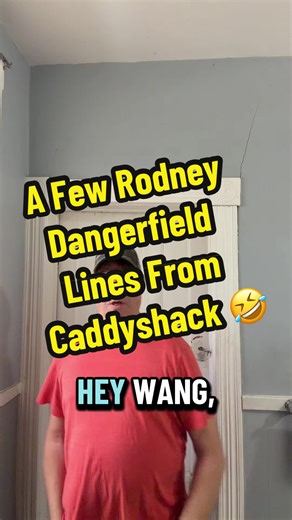 What’s your favorite Rodney Dangerfield line from the movie Caddyshack? #funny #comedy #fyp