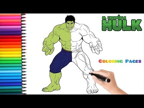 Coloring Incredible Hulk Coloring Pages | Universe of Superheroes