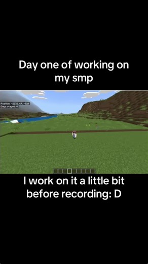 Day 1 of work on my smp #smp #skygen #minecraft #viral #realms | Minecraft Builds