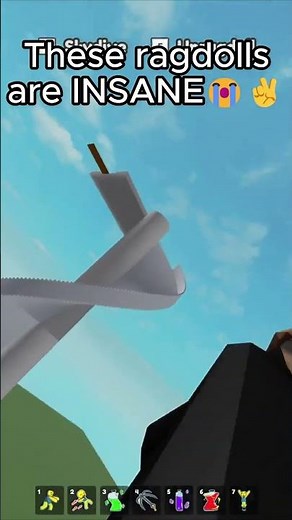 roblox ragdolls are so funny😭 #roblox #robloxfunny