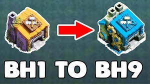 Clash of Clans Builder Hall 1 to Builder Hall 9 Max Within 40 Minute 2021 | War3Star