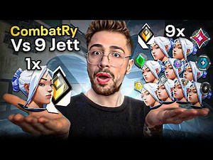 TÜM RANKLARDAN JETT mainlere KARŞI JETT oynadım! | Valorant