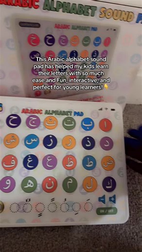 Fun Arabic Alphabet Sound Pad for Kids Learning
