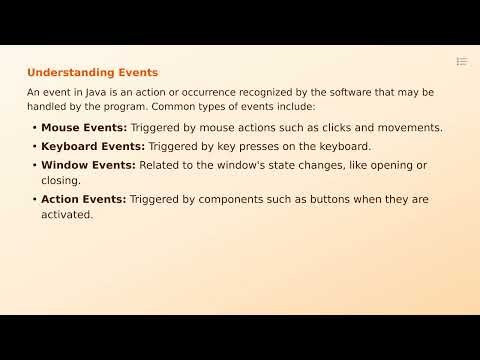 10.3 Event Handling