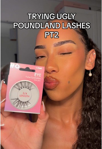 Trying Crazy Poundland Fake Lashes | Hilarious Makeup Experience!