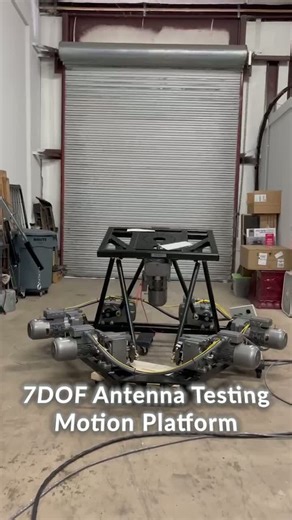 📡 Precision Testing for Real-World Conditions Push antenna performance to the limit with our Antenna Testing Motion Base Platforms — engineered for maritime, defense, and commercial applications. 🌀 Available in 6DOF and 7DOF configurations ⚙️ Simulates sea states from calm to turbulent 🔧 ±20° standard or ±35° high-angle motion 📦 Payloads: 500 lbs to 8,000 lbs 🛠️ Includes azimuth rotational table (7DOF) 💡 High-precision motion control customizable protocols Built for communication, navigati