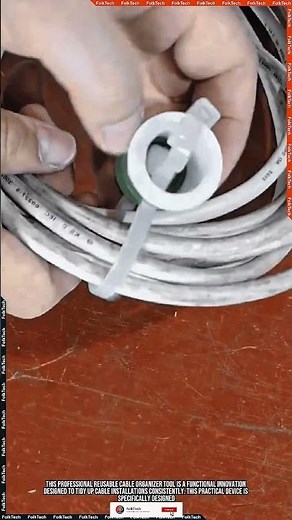Cable Organizer Tool:Tidying Electronic Coils With Steady Practical Precise #tool #tools #innovation