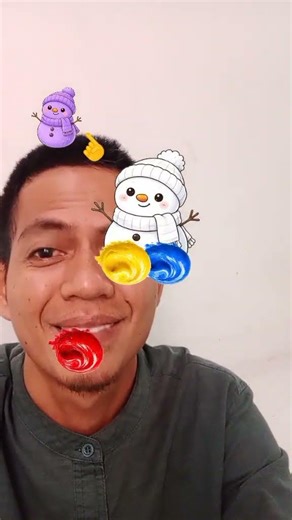 color snowman #snowman