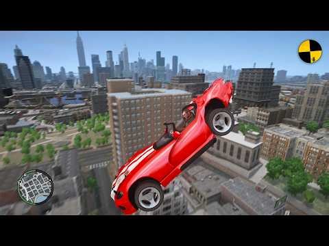 GTA 4 Crash Testing Real Car Mods Ep.136