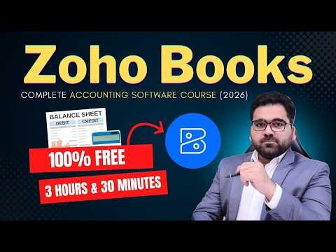 ZOHO Books Accounting Software Complete Course | 2026-2027 | Urdu/Hindi
