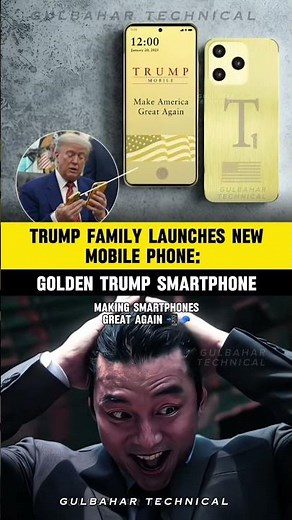 Trump Smartphone Shocks Tech World | Golden Device Goes Live 😲📱