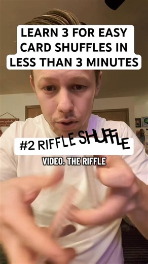3 Easy Card Shuffles Tutorial Which is Your Favorite? #tricks #shuffle #secrets #magician