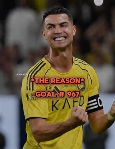 Ronaldo's reaction 😁