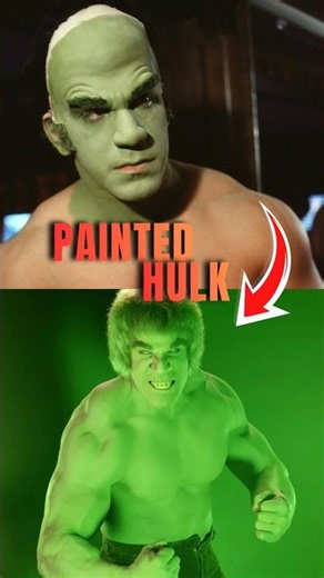 The Hulk's Makeup Was More Painful Than You Think #incrediblehulk #1970s
