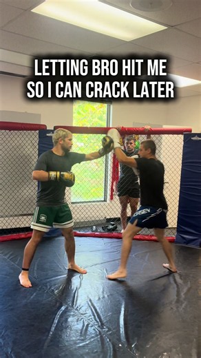 didn’t think bro could see that - MMA reaction clip