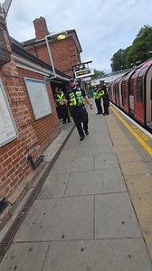 Essex police officers in epping station trying stop migrant hotel protest #essex #policeofficer #police #epping #zonjy | Zonjy